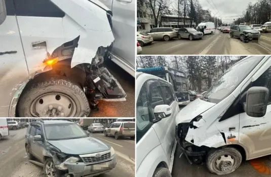 Водителю стало плохо за рулем: в Уфе произошло ДТП с восемью автомобилями