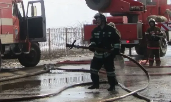 Пожар на стройплощадке кампуса произошел в Уфе